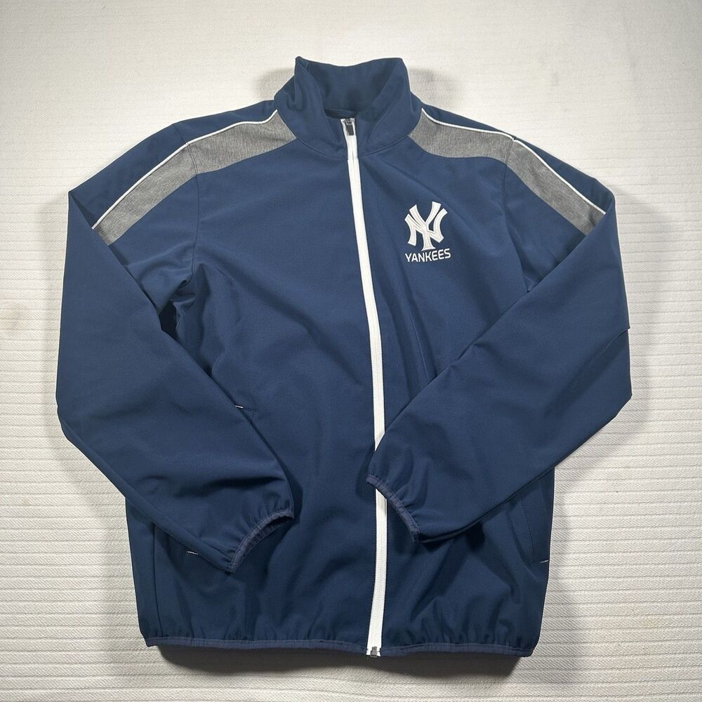 New York Yankees Jacket Men’s Medium Blue Full Zip